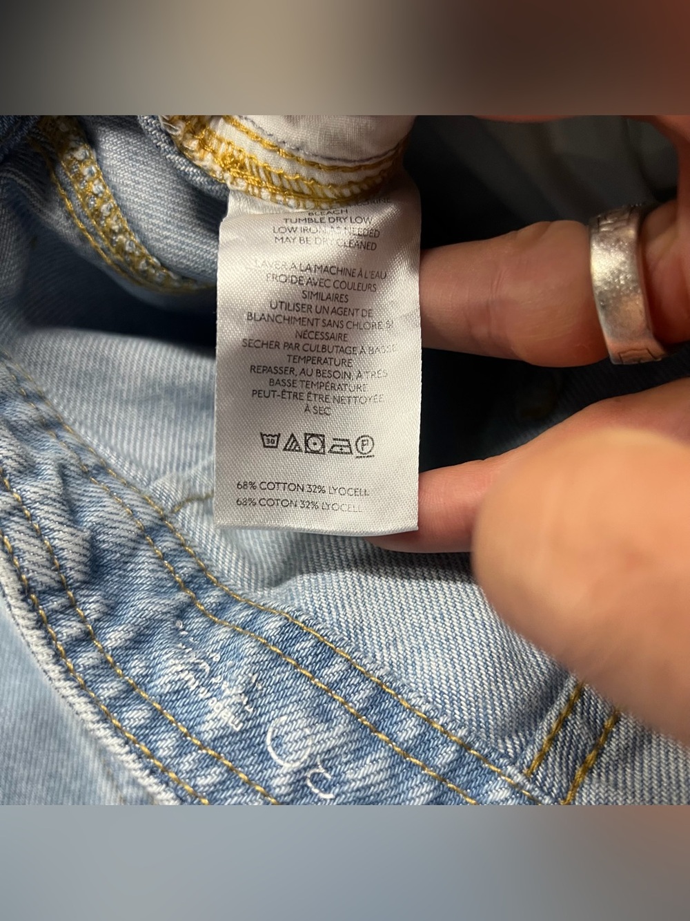 PILCRO The Adi Knit Jeans Women's Size 30x29 Blue Mid Anthropologie Wide Leg - Picture 7 of 11